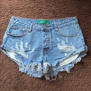women’s jean shorts